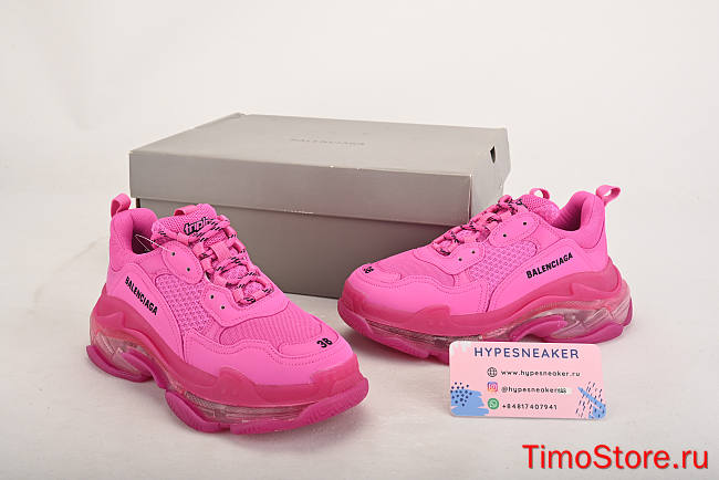 Ba1enc1age Triple S Pink 544351W2FG15059 - 1