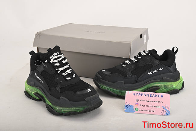Ba1enc1age Triple S Black Yellow Fluo 541624W09ON1047 - 1