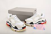 Ba1enc1age Triple S White Black Red  - 1