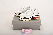 Ba1enc1age Triple S White Black Red  - 3
