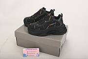 Ba1enc1age Triple S Allover Logo Black Multicolor - 3
