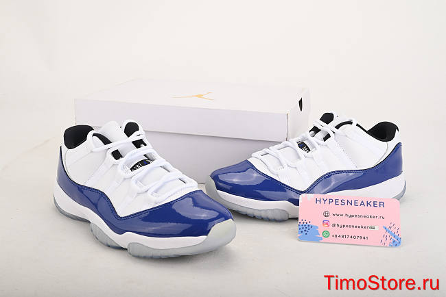 Nike Air Jordan 11 Retro Low White Concord AH7860-100 - 1