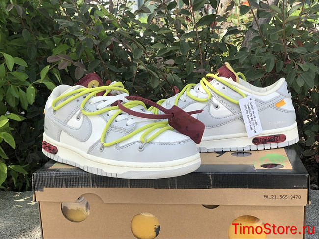 Nike Dunk Low Off-White Lot 8 DM1602-106 - 1