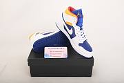 Nike Air Jordan 1 Mid Royal Blue Laser Orange 554724-131 - 2