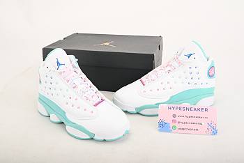 Nike Air Jordan 13 Retro White Soar Green Pink 439358-100