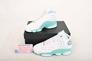 Nike Air Jordan 13 Retro White Soar Green Pink 439358-100 - 2