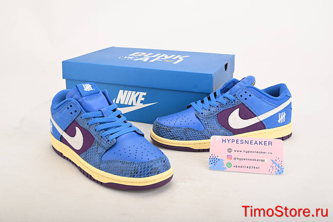 Nike Dunk Low Undefeated 5 On It Dunk vs. AF1 DH6508-400 - 1
