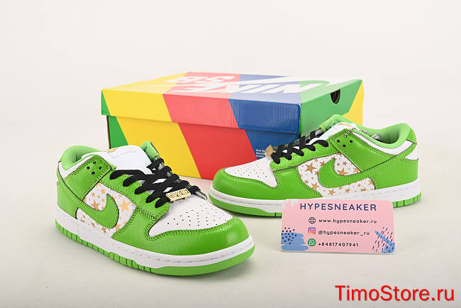 Nike SB Dunk Low Supreme Stars Mean Green (2021) DH3228-101 - 1
