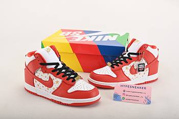 Nike Dunk High Pro SB Supreme Red Stars 307385-161