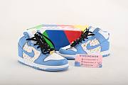 Nike Dunk High Pro SB Supreme Blue Stars 307385-141 - 1