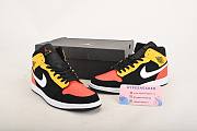 Nike Air Jordan 1 Mid Black Amarillo Orange 852542-087 - 1