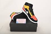 Nike Air Jordan 1 Mid Black Amarillo Orange 852542-087 - 2