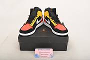 Nike Air Jordan 1 Mid Black Amarillo Orange 852542-087 - 6