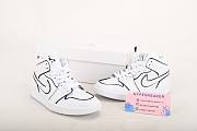 Nike Air Jordan 1 Mid Iridescent Reflective White CK6587-100 - 1