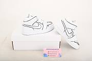 Nike Air Jordan 1 Mid Iridescent Reflective White CK6587-100 - 3