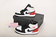 Nike Air Jordan 1 Mid SE White Black Red Spruce BQ6931-100 - 5