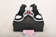 Nike Air Jordan 1 Mid SE White Black Red Spruce BQ6931-100 - 4