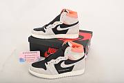 Nike Air Jordan 1 Retro High Neutral Grey Hyper Crimson 555088-018 - 4