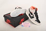 Nike Air Jordan 1 Retro High Neutral Grey Hyper Crimson 555088-018 - 6