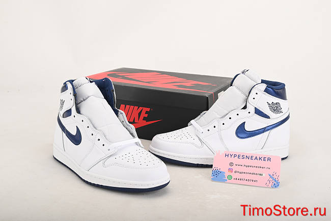 Nike Air Jordan 1 Retro Metallic Navy 555088-106 - 1