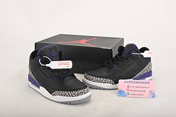 Nike Air Jordan 3 Retro Black Court Purple CT8532-050