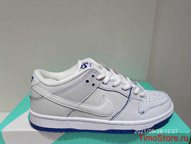Nike SB Dunk Low Premium White Game Royal CJ6884-100 - 1