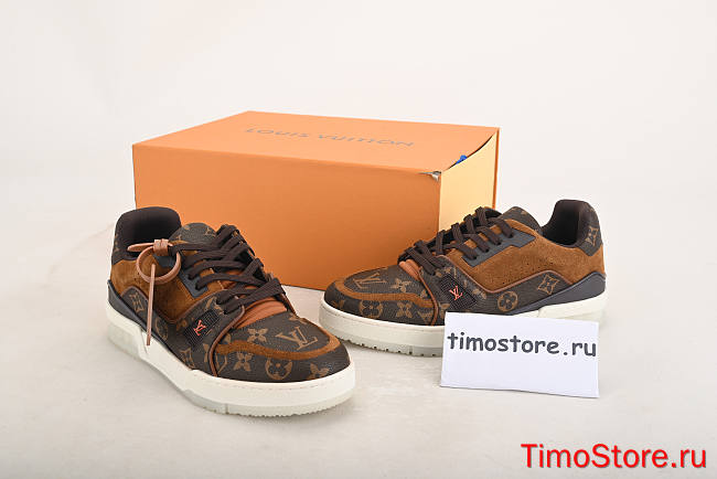 1ouis Vu1tton Trainer Suede Monogram 1A5UR4 - 1