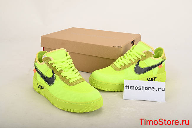 Nike Air Force 1 Low Off-White Volt AO4606-700 - 1