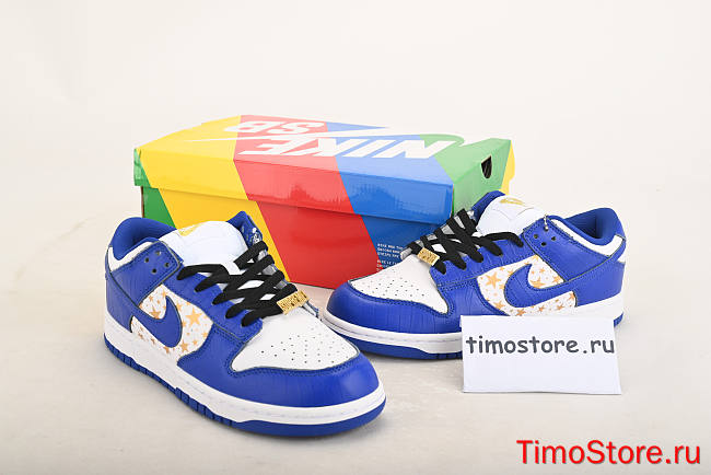 Nike SB Dunk Low Supreme Stars Hyper Royal (2021) DH3228-100 - 1