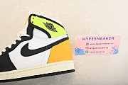 Nike Air Jordan 1 Retro High White Black Volt University Gold 555088-118 - 2