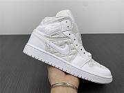 Nike Air Jordan 1 Mid Quilted White DB6078-100   - 3