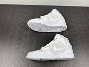 Nike Air Jordan 1 Mid Quilted White DB6078-100   - 2