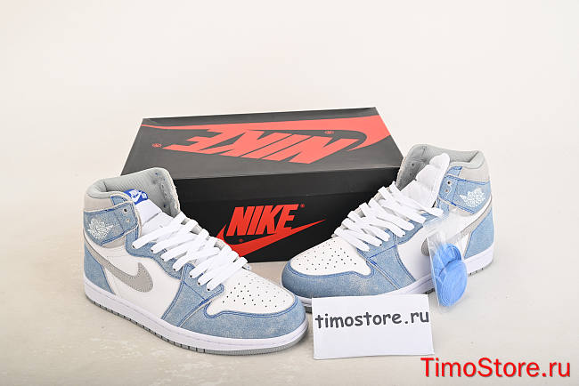 Nike Air Jordan 1 Retro High Hyper Royal Smoke Grey 555088-402 - 1