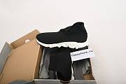 Ba1enc1age Speed Graffiti Trainers Black White 605972W05GE1015 - 5