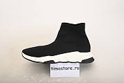 Ba1enc1age Speed Graffiti Trainers Black White 605972W05GE1015 - 4