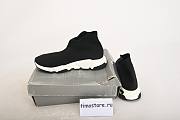 Ba1enc1age Speed Graffiti Trainers Black White 605972W05GE1015 - 2