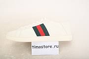 Gvcci White Embroidered Bee Ace Sneakers - 2