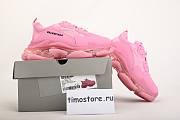 Ba1enc1age Triple S Clear Sole Pink 544351W2GA15760 - 4