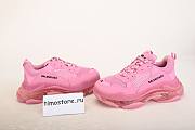 Ba1enc1age Triple S Clear Sole Pink 544351W2GA15760 - 2