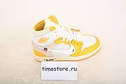 Nike Air Jordan 1 X Off White NRG White Yellow AQ0818-149 - 5