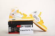 Nike Air Jordan 1 X Off White NRG White Yellow AQ0818-149 - 2