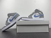 Nike Air Jordan 1 Mid Wolf Grey Aluminum BQ6472-105 - 5