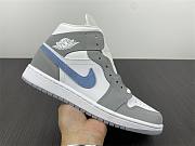 Nike Air Jordan 1 Mid Wolf Grey Aluminum BQ6472-105 - 4