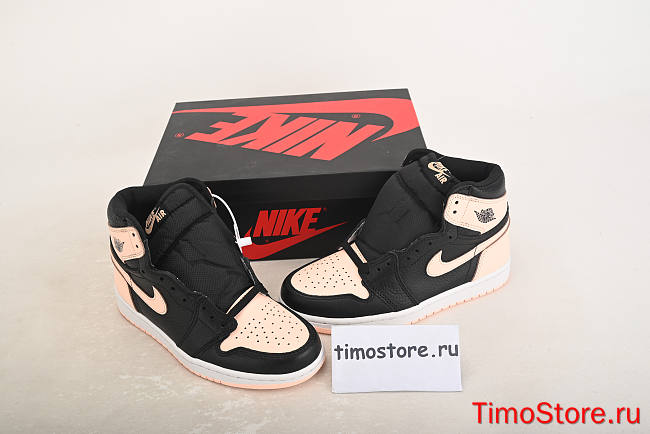 Nike Air Jordan 1 Retro High Black Crimson Tint 555088-081 - 1
