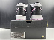 Nike Air Jordan 1 Mid White Black Light Arctic Pink 555112-103 - 5