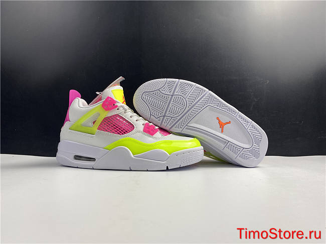 Nike Air Jordan 4 Retro White Lemon Pink CV7808-100 - 1