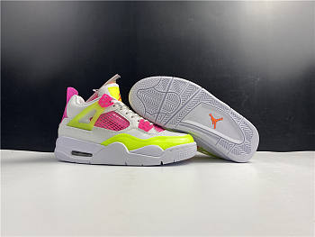 Nike Air Jordan 4 Retro White Lemon Pink CV7808-100
