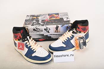Nike Air Jordan 1 Retro High Union Los Angeles Blue Toe BV1300-146