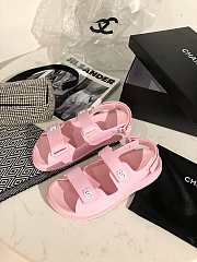 Dad Sandals Coral Pink Rubber Sandals - 1