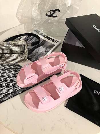 Dad Sandals Coral Pink Rubber Sandals